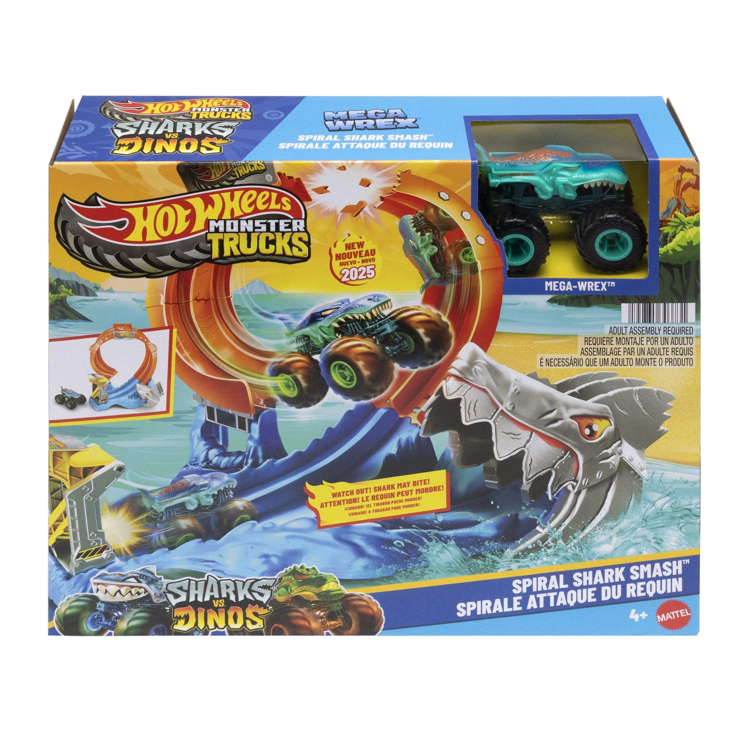 Autodrom Hot Wheels Monster Trucks Shark Loop